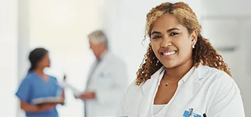 nurse with patient representing the online nursing programs at CSU online