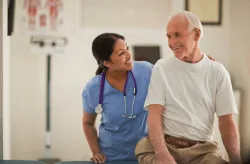 nurse with a patient